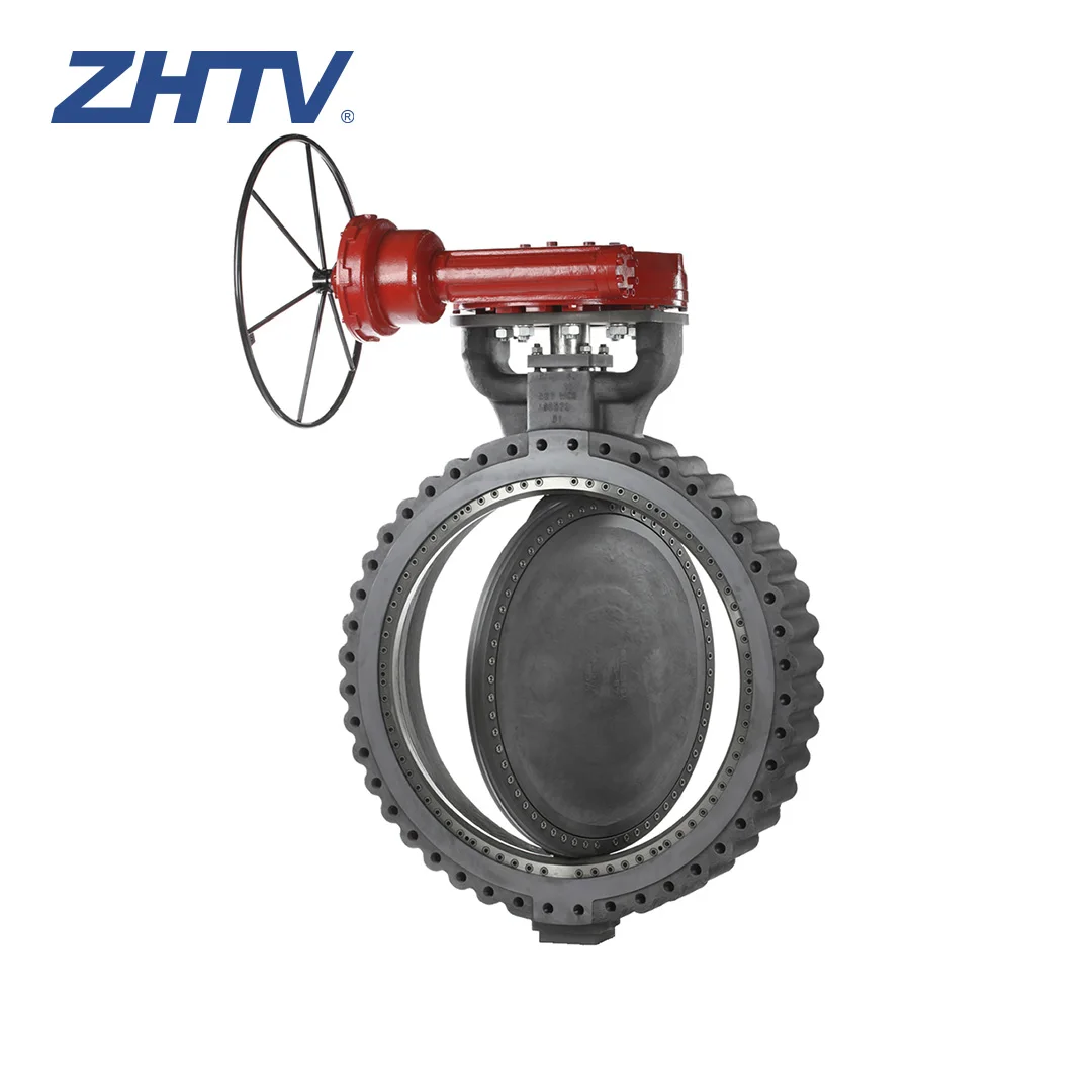Single Flange Butterfly Isolation Valve 450Bar/2200PSI Alloy Steel Non-Rubbing Seating Triple Offset Design
