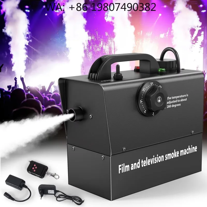 400W Rechargeable Battery Mini Fog  Dual Control Mode Portable Smoke Generator for Theater DJ Wedding Stage FX
