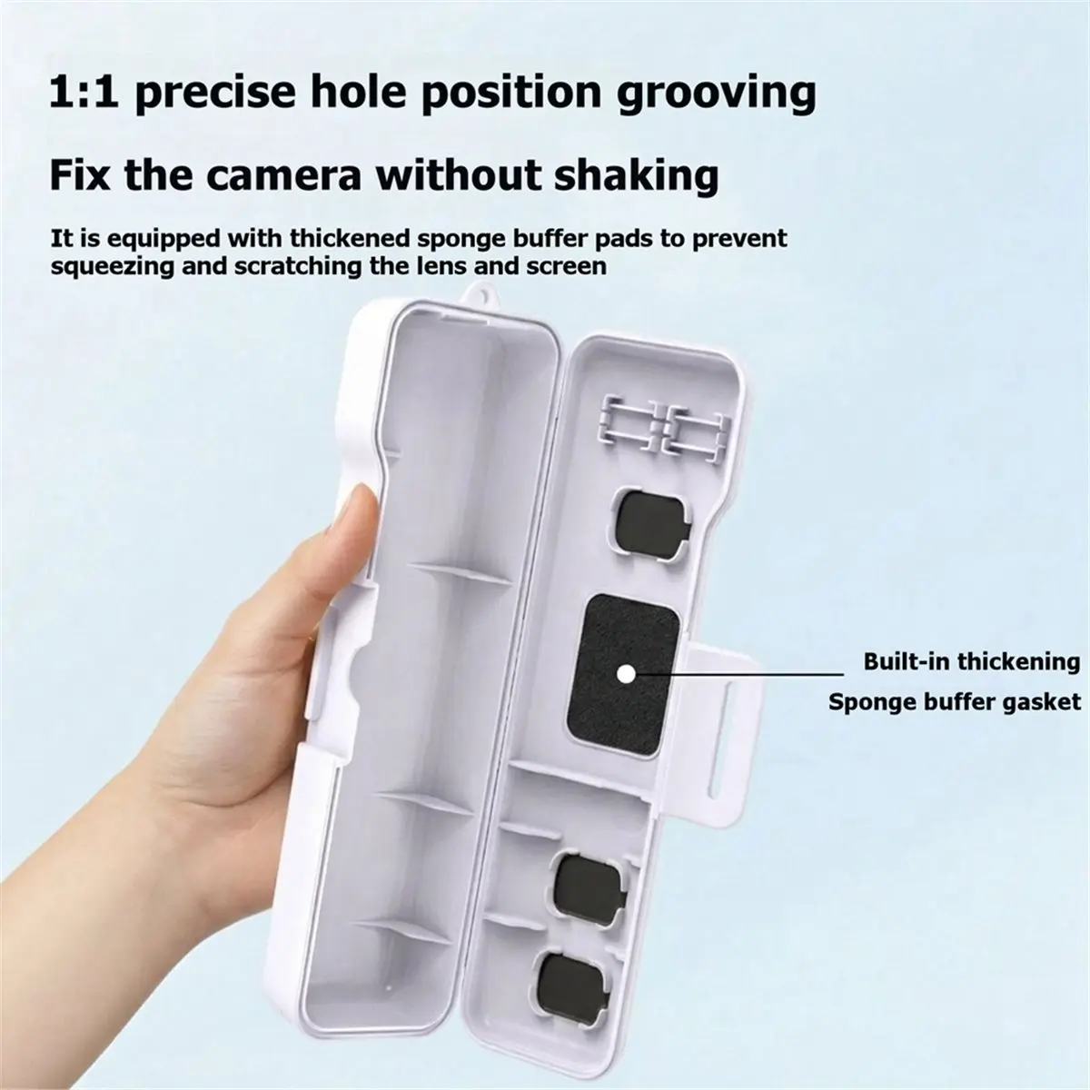 (DT37) For DJI Osmo Pocket 4 3 Protective Shell Anti Dust Camera Lens Cover Compact Storage Bag Box with Lanyard A