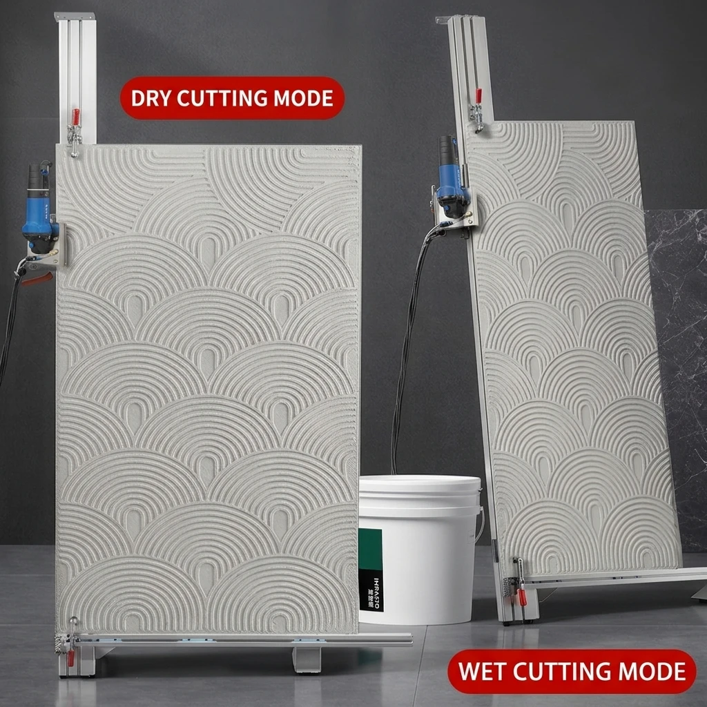 Multi-functional Tile Cutting Machine 45 Degree Beveling with Vertical Auto Feed - High Precision Ceramic Cutter for Floor Tiles view 5