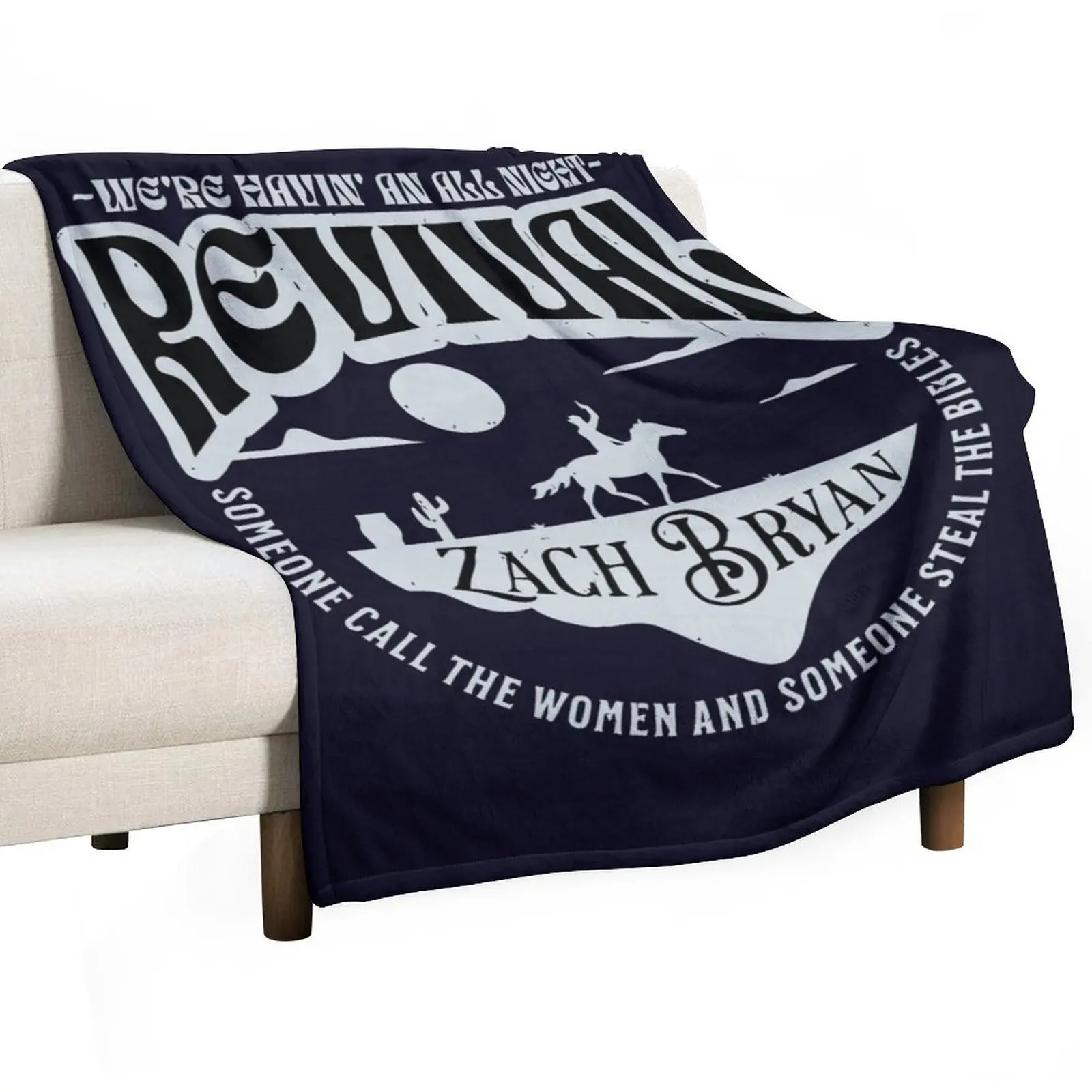 Zach Revival We're Having An All Night Throw Blanket Kid'S For Decorative Sofa Beautifuls Blankets