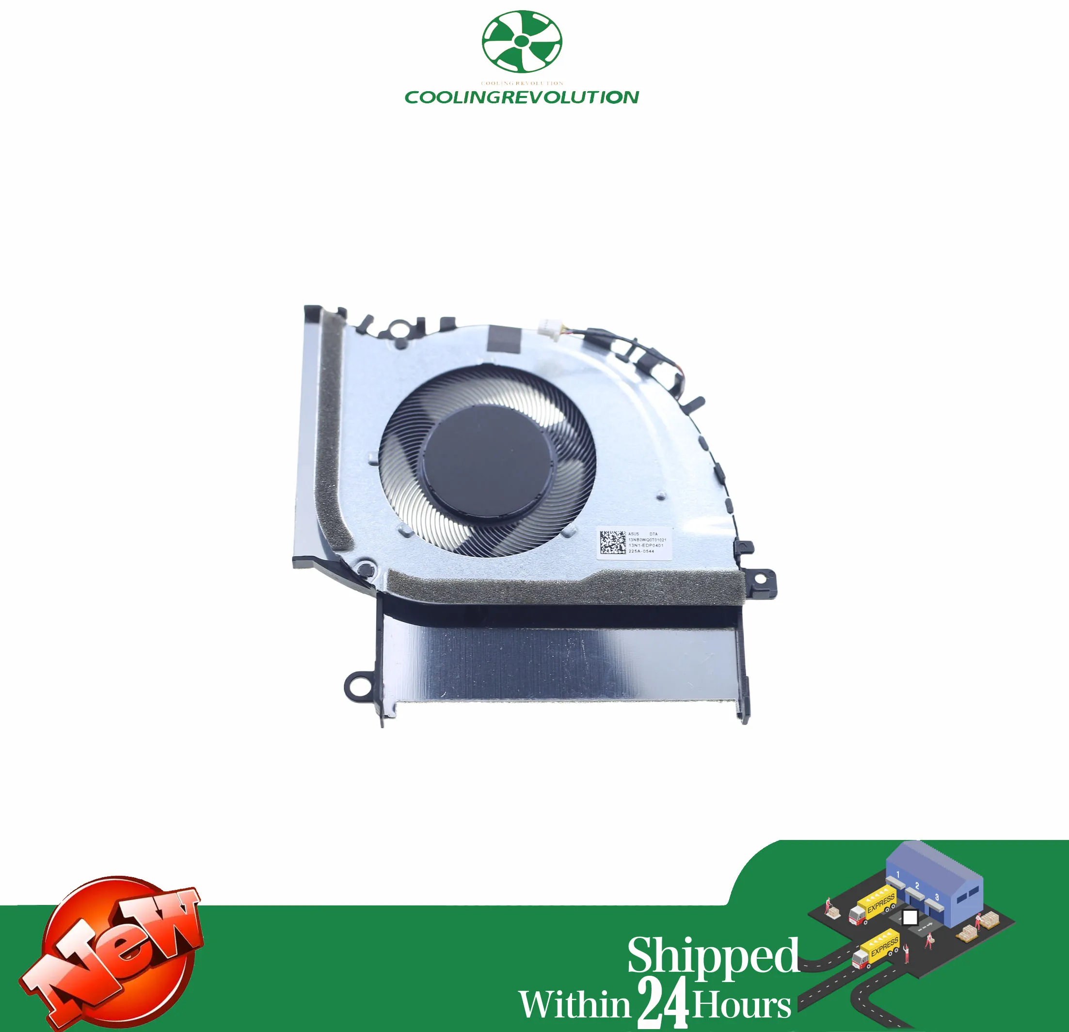 Laptop CPU Cooling Fan for ASUS Vivobook 15X M1502 M1503 M1505 M1603 M1703 13NB0WQ0T02011N 13N1-EDP0501 image 3