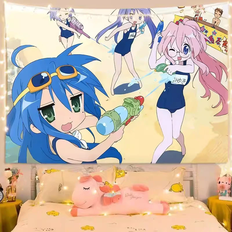 VIKAMA Lucky Star Valentine Kitchen Tapestry Wall Hanging, 6 Designs, Wall Decor for Bedroom Living Room Dorm