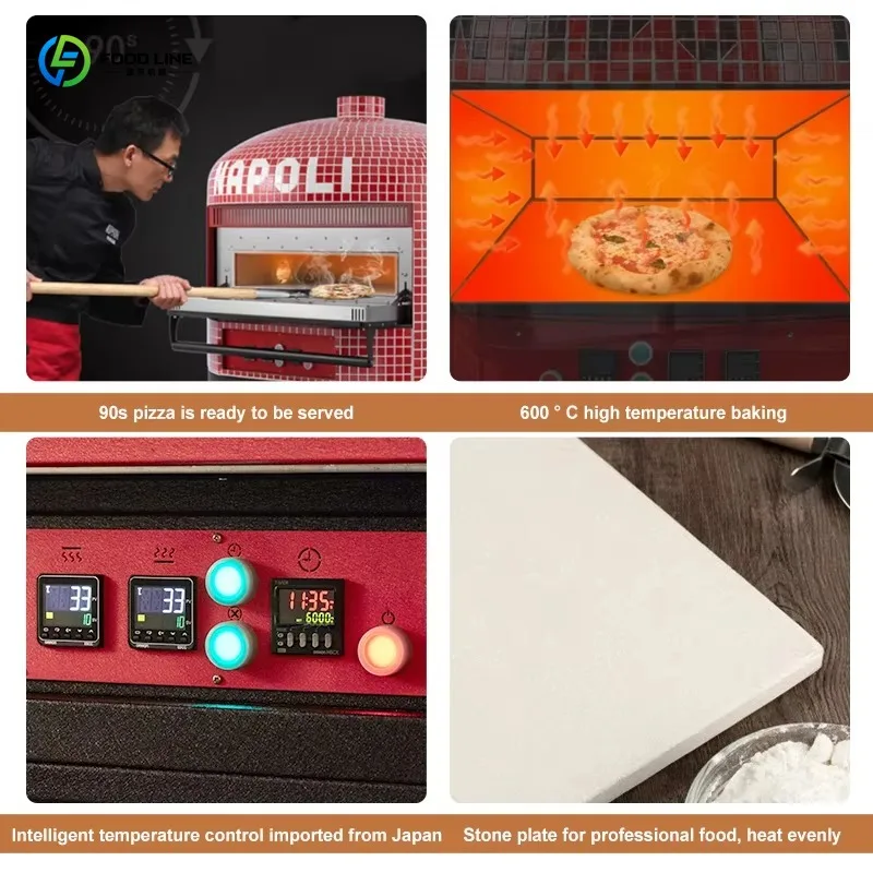 Customized Digital Temperature Controller Pizza Oven Italian Professional Kitchen Accessory