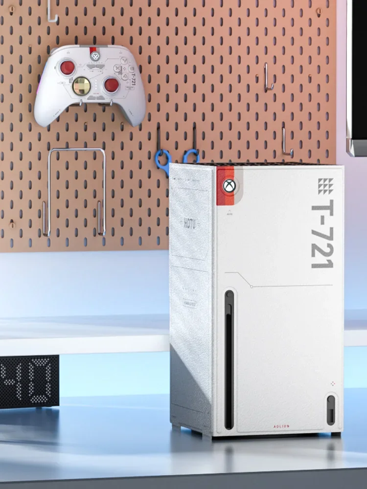 مجموعة كاملة من ملصقات الحماية من Aolion PU لسلسلة XBOX X/S، غطاء حماية صلب مناسب لملحقات الغلاف