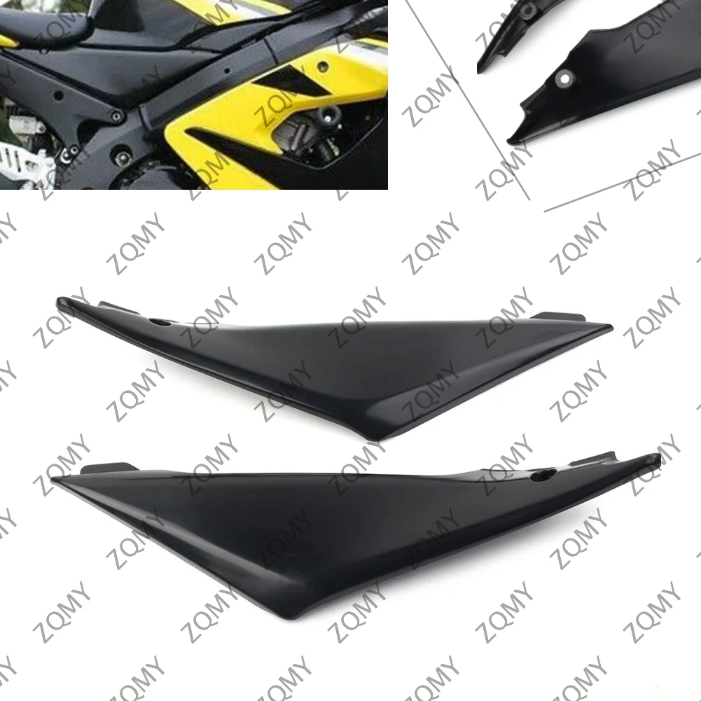 GSXR1000 2005 2006 Motorcycle Gas Tank Side Cover Panel Fairing Cowl For Suzuki GSXR 1000 05 06 ABS Black 2Pcs