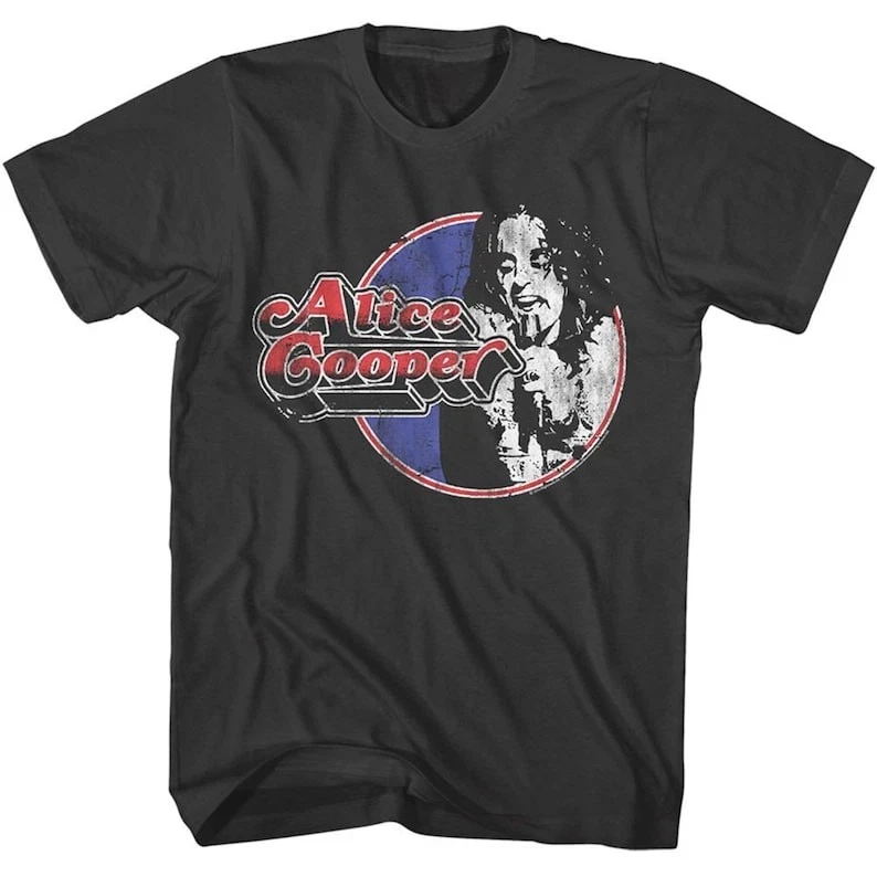 Vintage Alice Cooper Alice T-Shirt, Retro Rock Band Tee, Rock Music Fan Gift Vintage T Shirt  Mens T Shirts