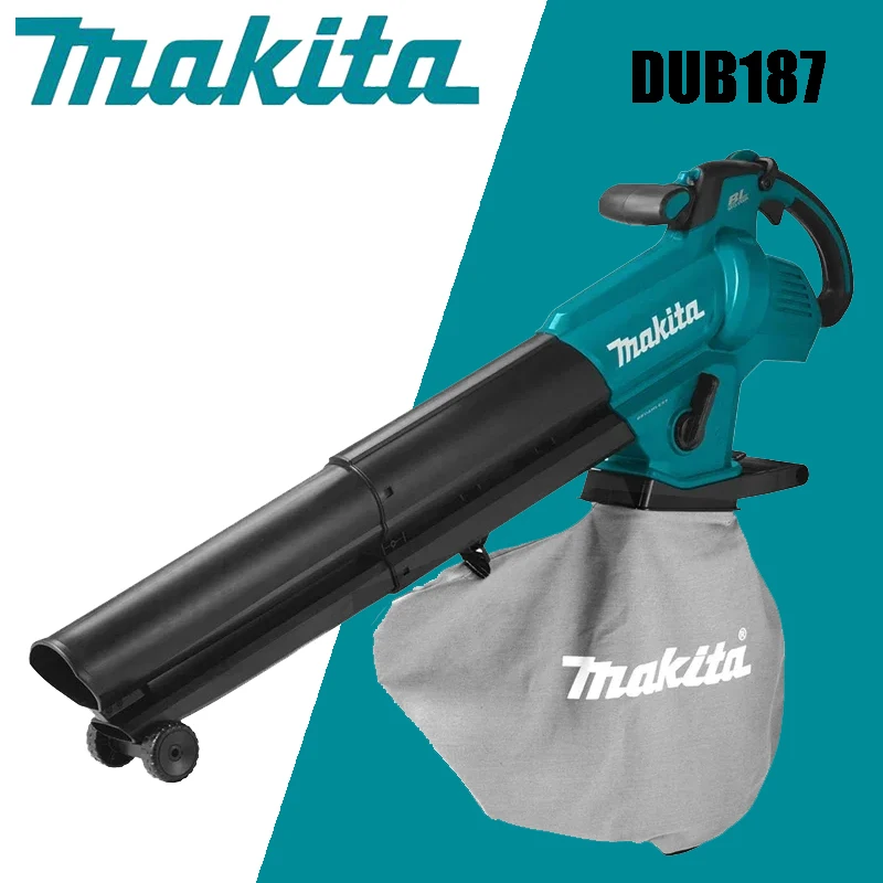 Makita DUB187Z Brushless 18V LXT Vacuum Blower Dual Purpose Electric Vacuum Cleaner Machine Powerful Power Power Tools