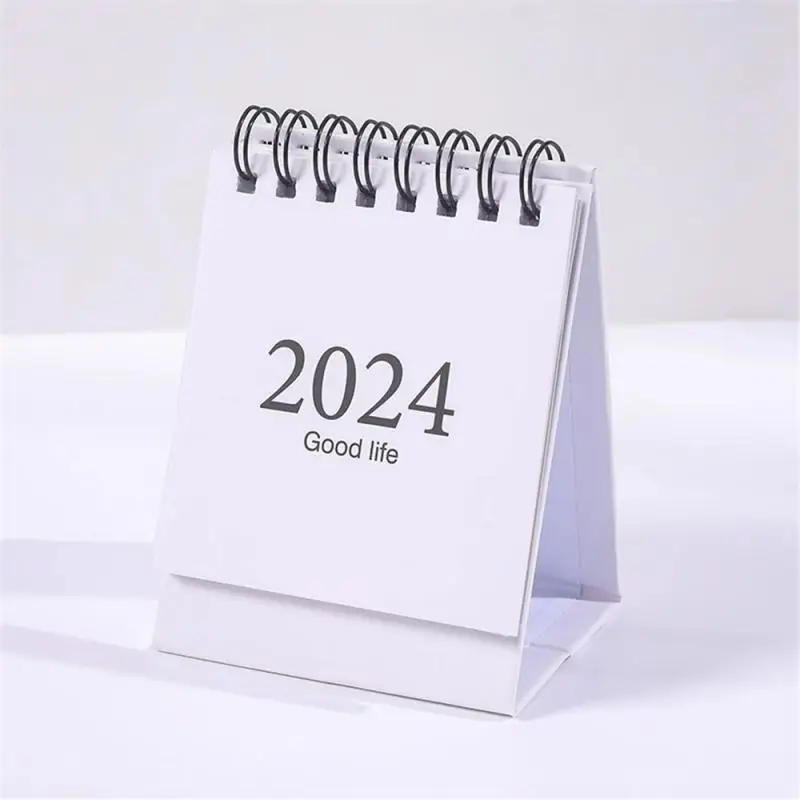 Minimalist Calendar Punch In Desktop Small And Portable Convenient Flip Desktop Decoration Desktop Calendar Creative Date Mini