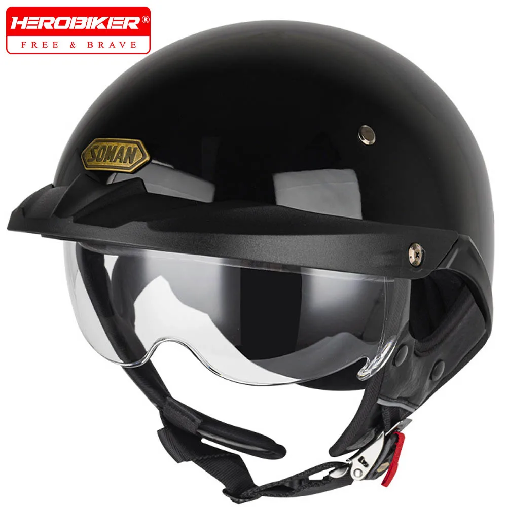 خوذة موتوكروس صيفية نصف خوذات موتو للفصول الأربعة خوذة موتو مضادة للسقوط شهادة DOT