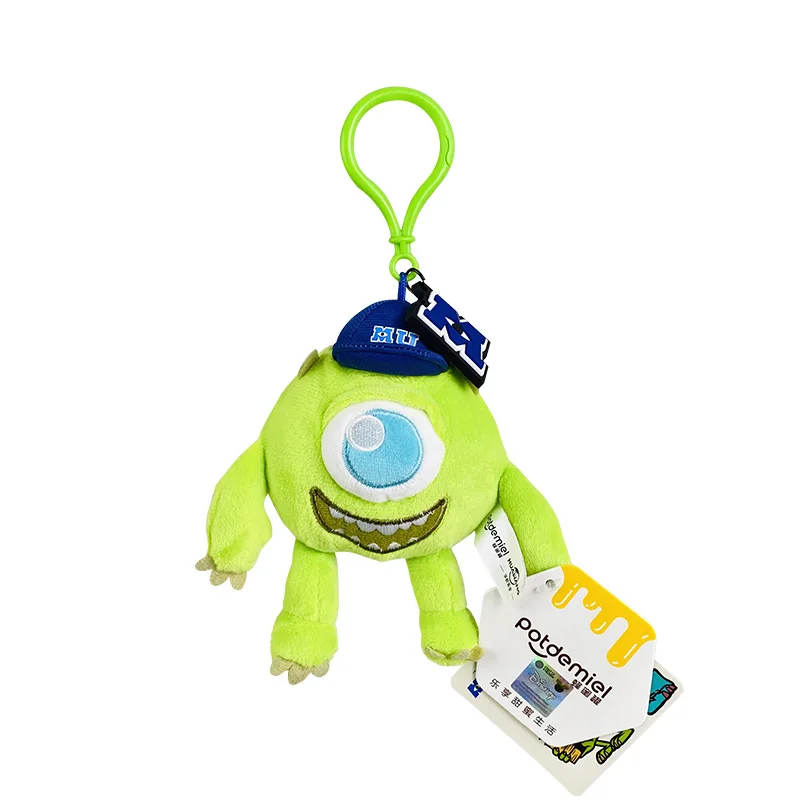 Anime Disney Alien Mr.Q peluche jouet sac à dos pendentif dessin animé mignon porte-clés poupée porte-clés jouet pour enfants cadeau de fête d'anniversaire