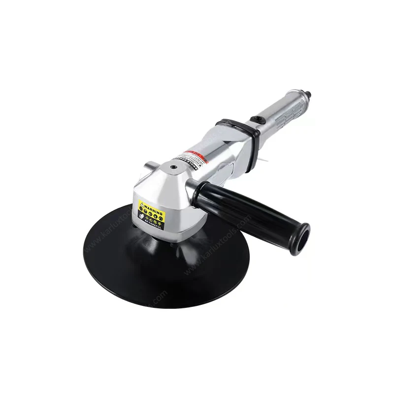 7inch Heavy Duty Air Angle Polisher Detachable Handle Pneumatic Sander for Car, Boat Sanding, Polishing