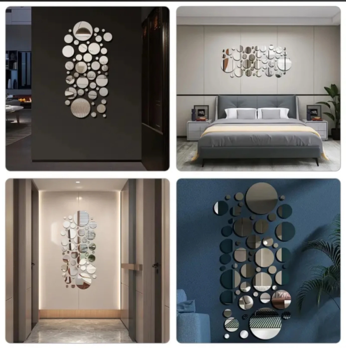 32 PCs 3D Acrylic Mirror Wall  - Home Theater Bathroom review and price