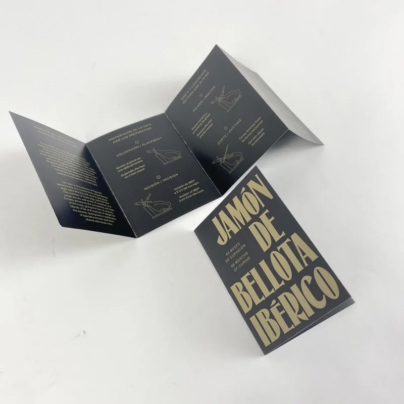 

50 0.Zhang.Custom.Printed Tiny Brochure Pamphlets Product Instruction Manual Personalized tags