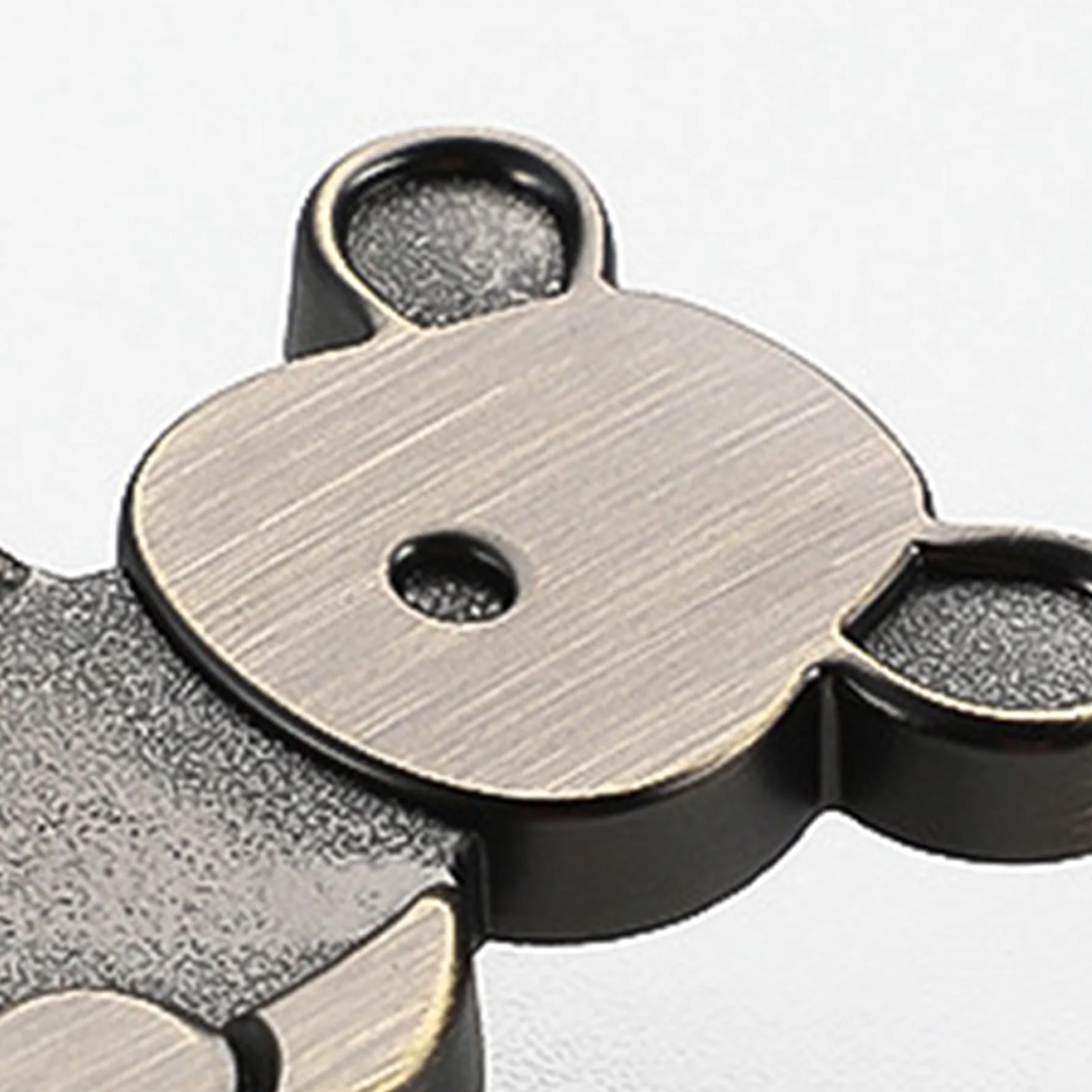 Maniglia per cassetto con modello orso Pomello per armadio in lega di zinco Design moderno e minimalista per mobili per la cameretta dei bambini