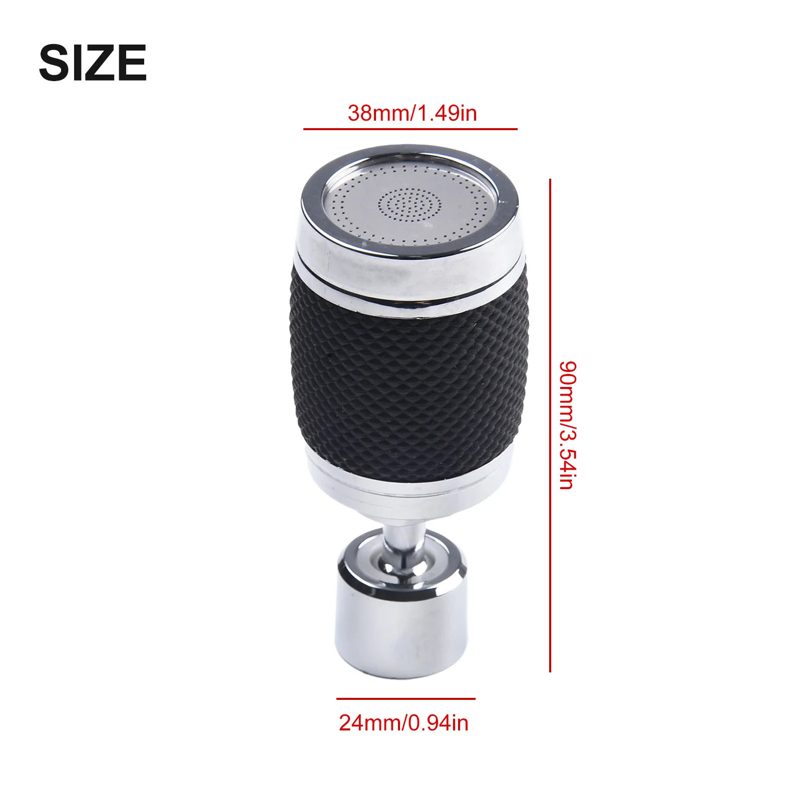 Pulverizador de grifo con filtro de larga duración, alta calidad, 3 modos, 360 grados, 90x38x24 Mm, ajustable para cabezal giratorio de cocina