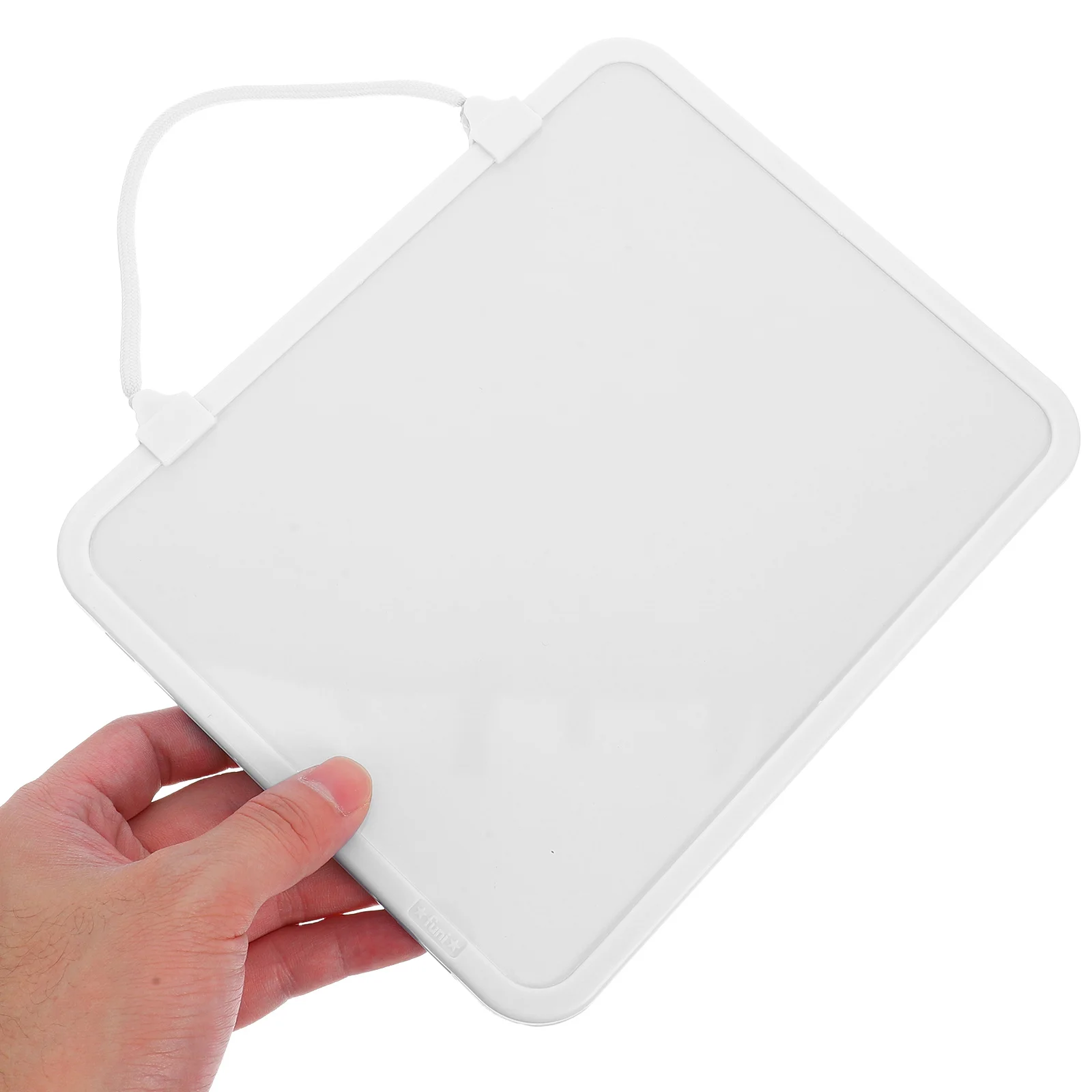 Pizarra blanca pequeña colgante de borrado en seco magnético, cuerda desmontable, superficie borrable para dormitorio, oficina, hogar, Mini pizarra blanca