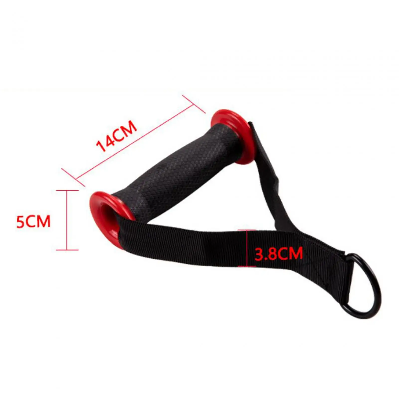 2Pcs Gym Handle Body Fitness Resistance Exercise Attachment Stirrup Ab Workout Push Pull Pull Band Handles Fitness Straps