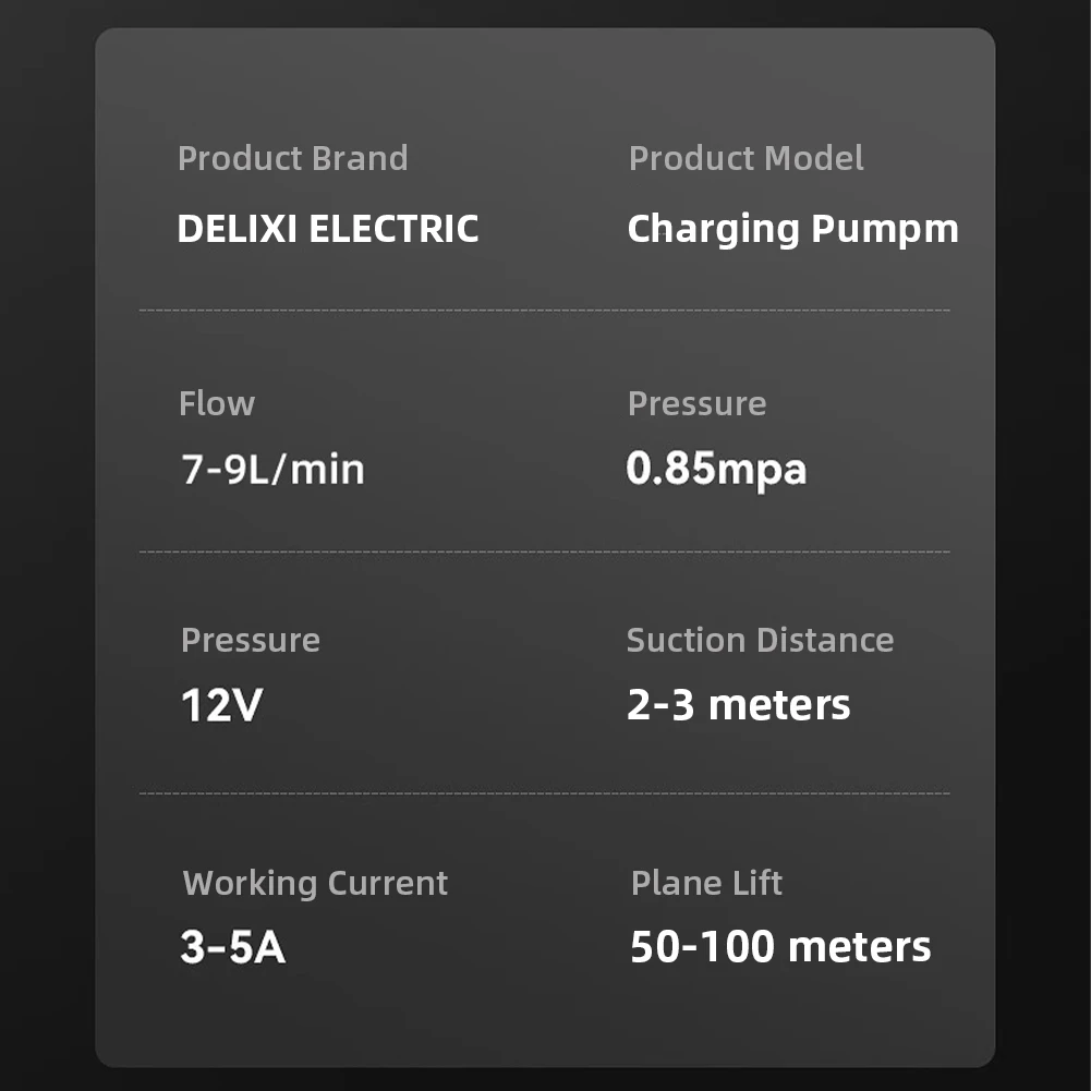 Electric Sump Pump Rural Vegetable Field Watering Pump Rechargeable Lithium Electric Sump Pump Agricultural Irrigation Outdoor