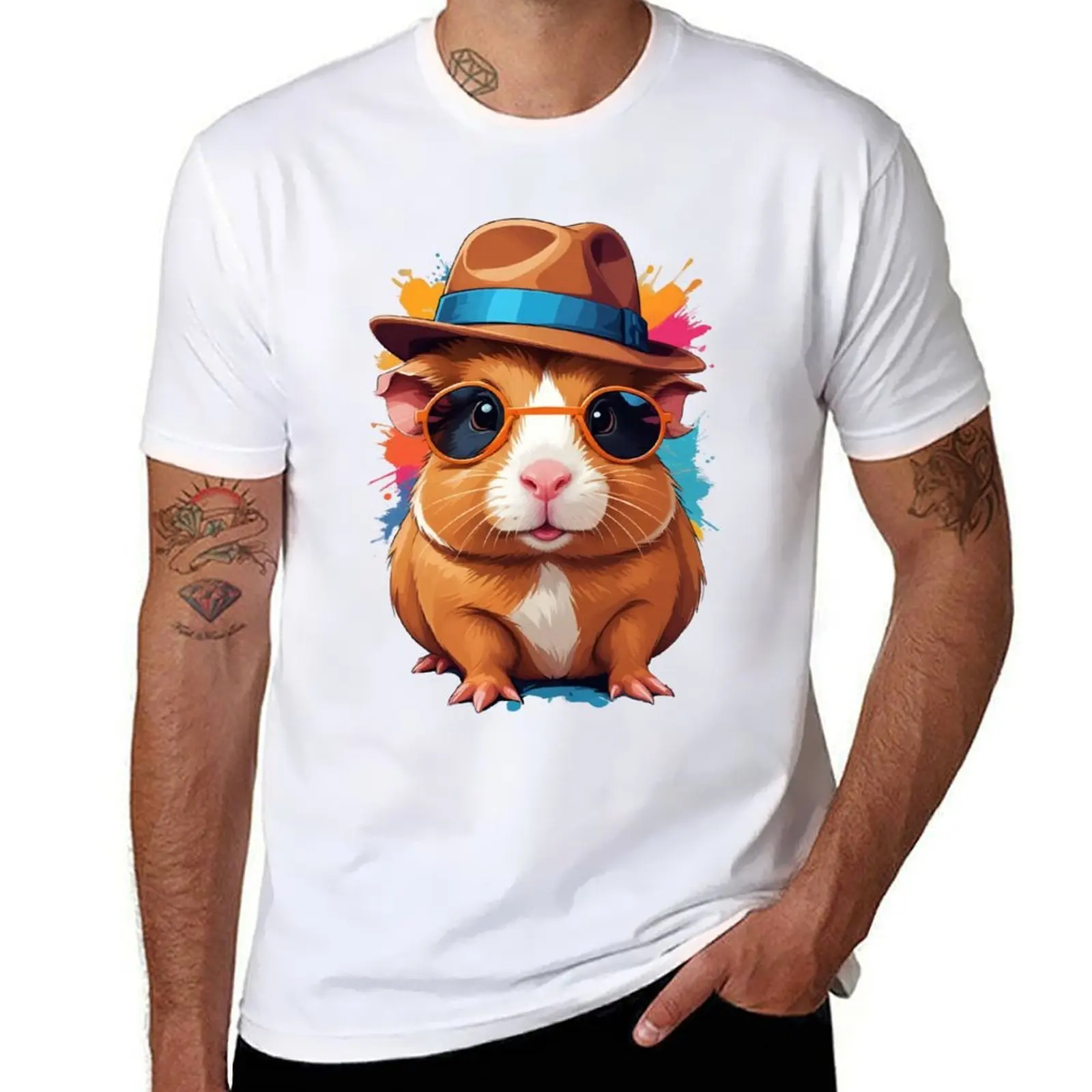 

Guinea Pig Art T-Shirt graphic t shirts for man funny t shirts dark humor T-Shirt