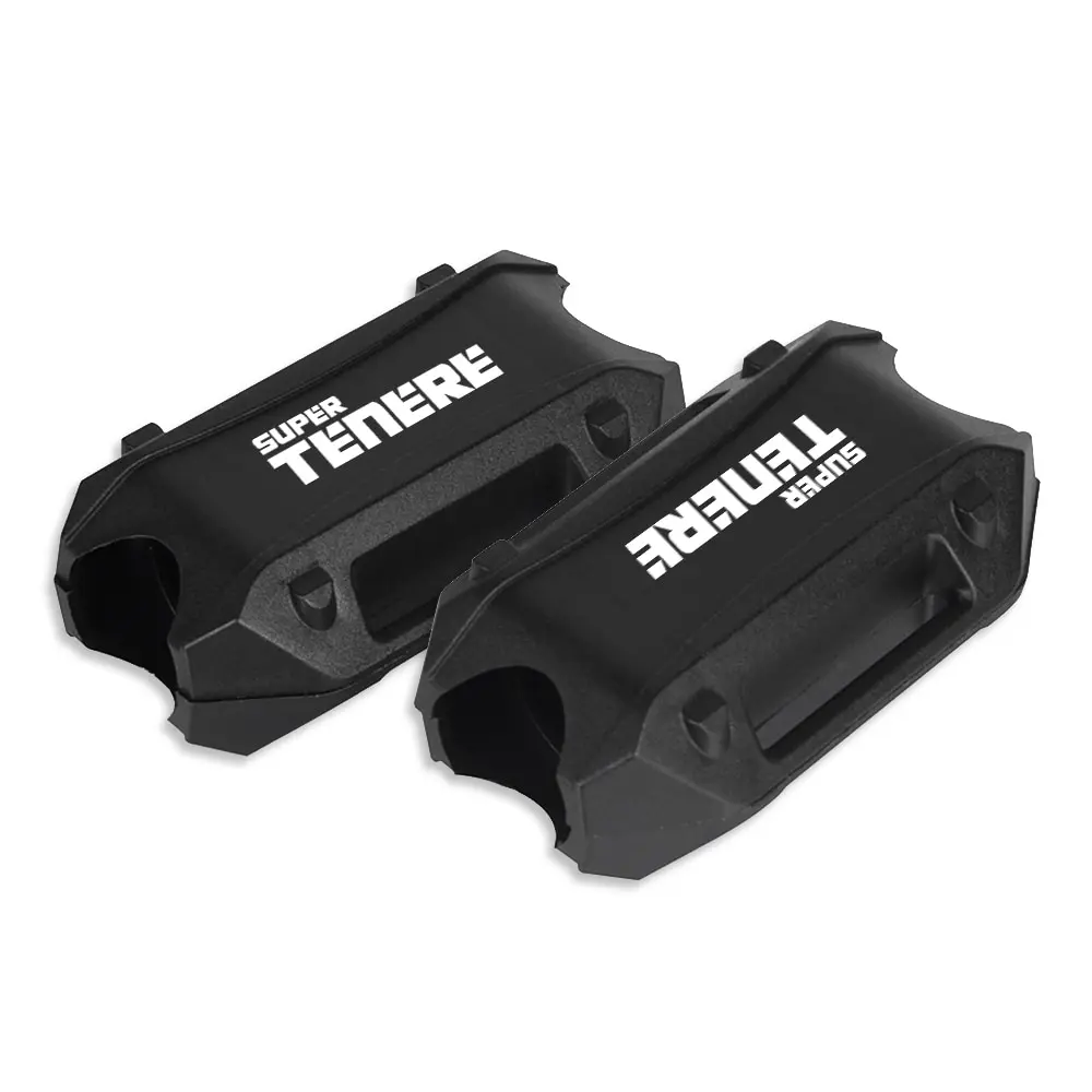 25mm para yamaha xtz750 super tenere xtz 750 1989-1996 1995 motocicleta pára-choques proteção do motor barra de acidente bloco decorativo