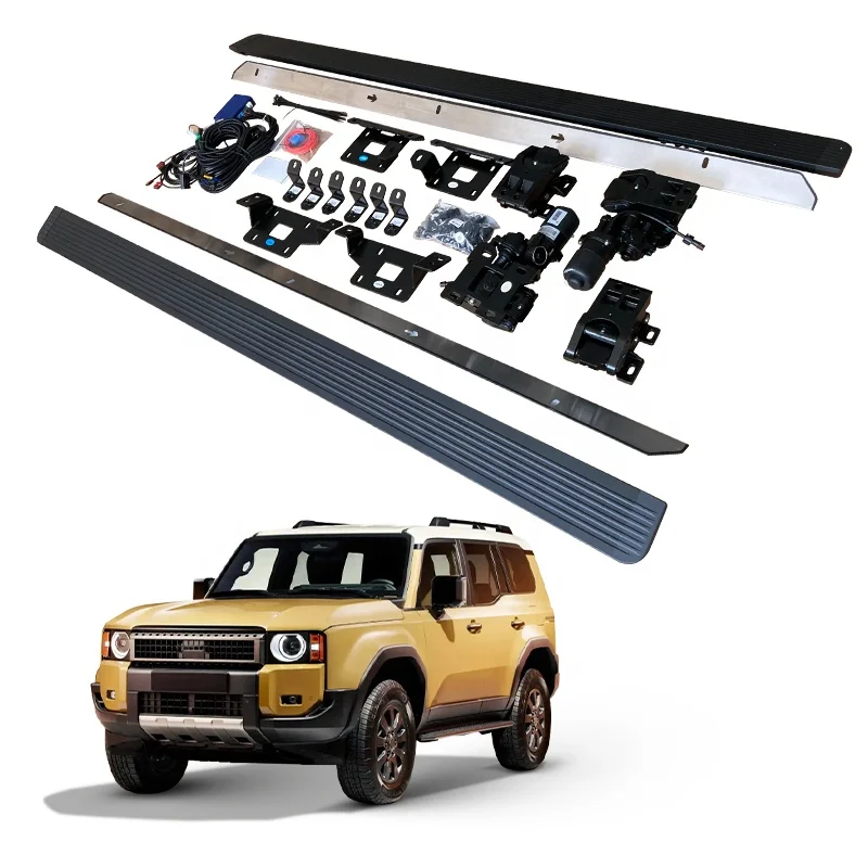 

Aluminum Alloy Power Running Boards For Toyota LAND CRUISER Prado LC250 2024 Automatic Side Step