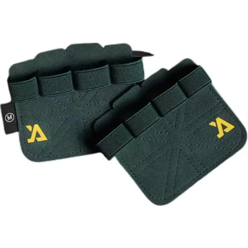 

Fitness Cowhide Leather Four Fingers Glove Breathable Anti-slip Shock Absorption Yoga Dumbbell Sports Glove Workout Hand Support