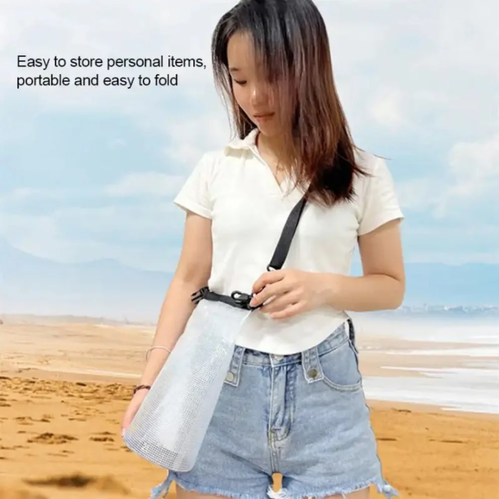 

Drifting The Songkran Festival Phone Pouch Lightweight Swimming Dry Bag 2L PVC Mesh Bag Bucket Bag Transparent