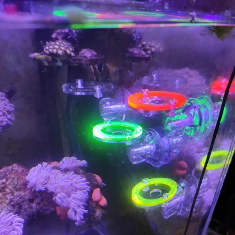 Fluorescent SPS Coral Frag Bracket Coral Growing Plug Holder Acrylic Coral Rack Marine Reef Stand Fish Tank Aquarium Accessories