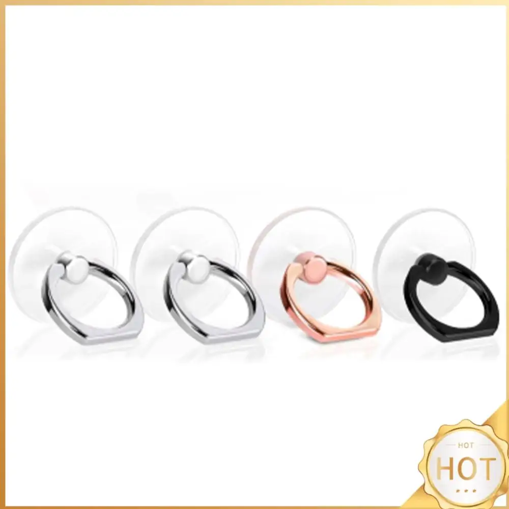 4 шт. кольцевой держатель для сотового телефона 360 ° Поворотная подставка для кольца на палец Подставка для захвата пальцев для большинства телефонов, планшетов и футляров