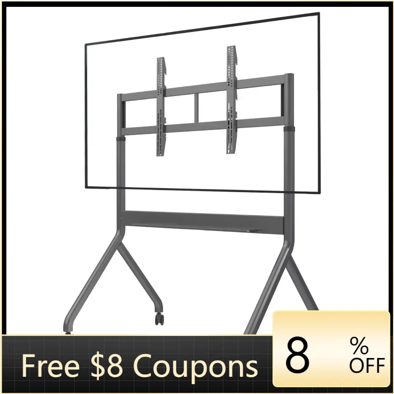 

STLF NB P320 All-In-One Commercial Conference Machine 80-110 Inch Electric Motorized TV Mount Floor Stand Mobile TV Carts-Wholes