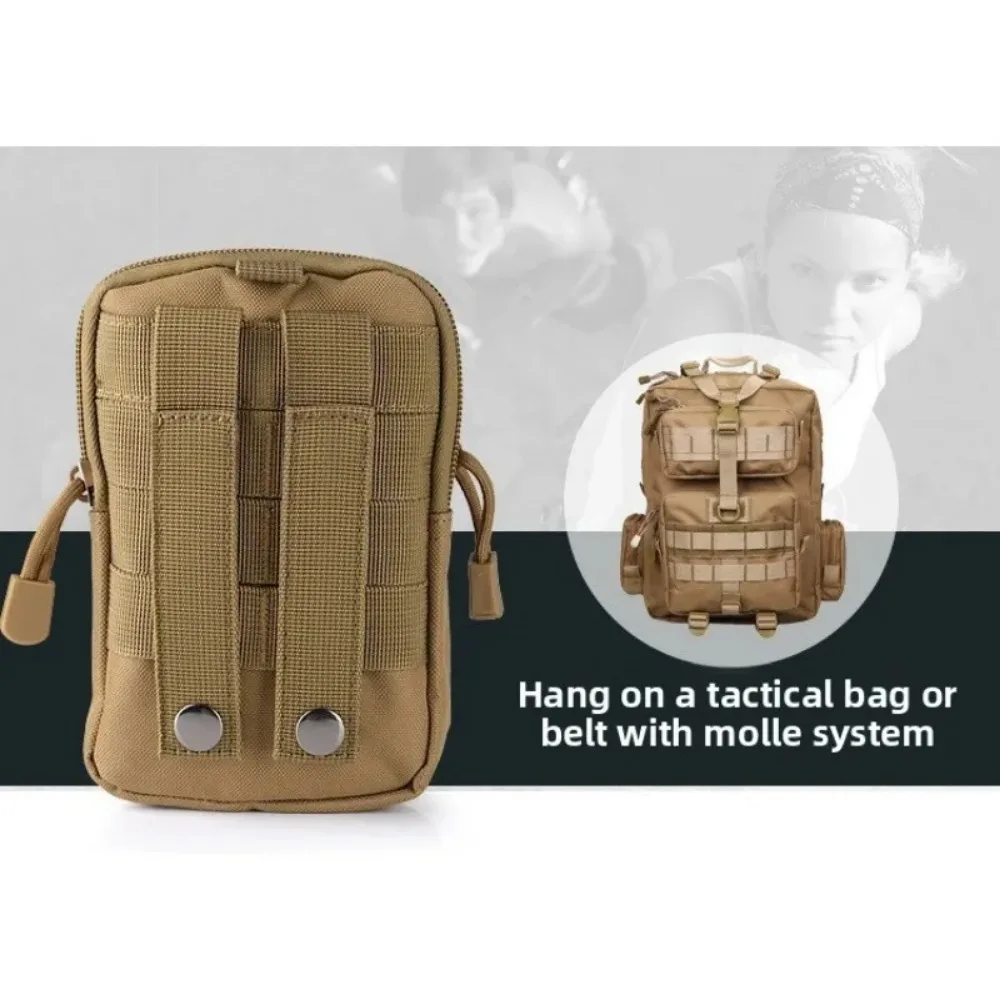 Herren Gürteltasche Outdoor Hüfttasche Wasserdichte Tarnmuster Sport Jagd Zubehör Aufbewahrungstasche Nylon Handy