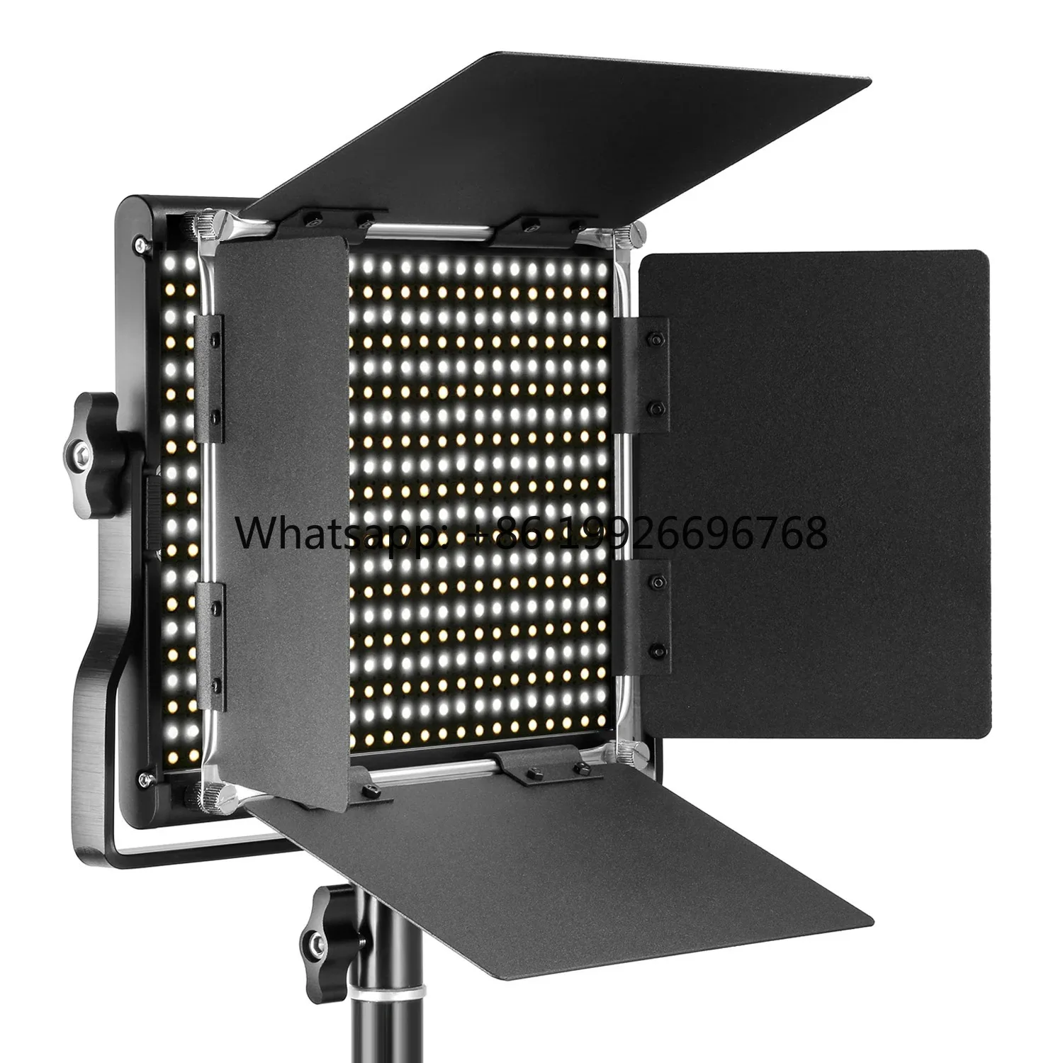 For  Professional Metal Bi-Color LED Studio Video Light Dimmable 660 Beads for YouTube Product Photography & Video Shootin
