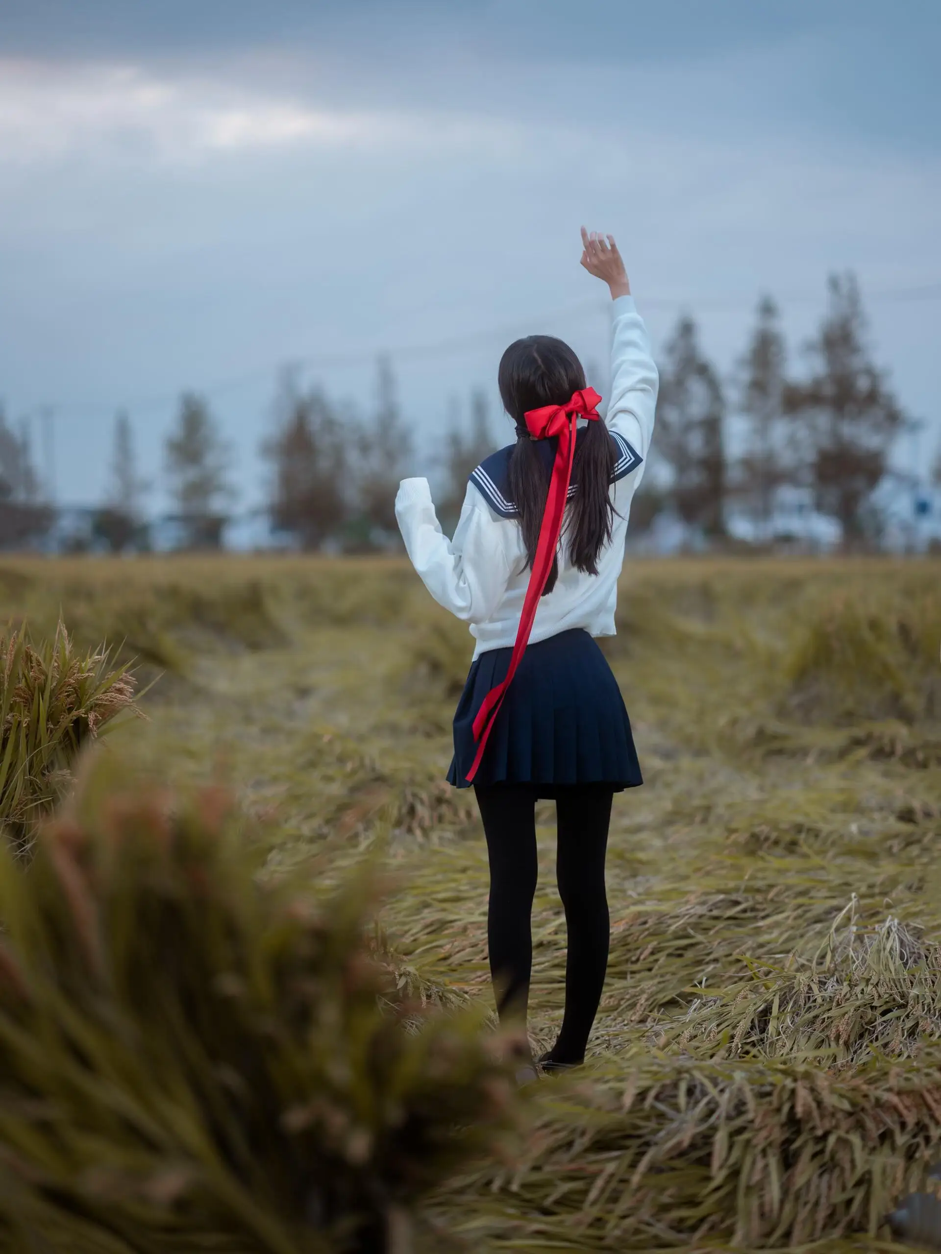 

Original Tokyo Home JK orm Long Sve Sailor Suit Top Set College Sle Japanese School orm Women's Premium Faion