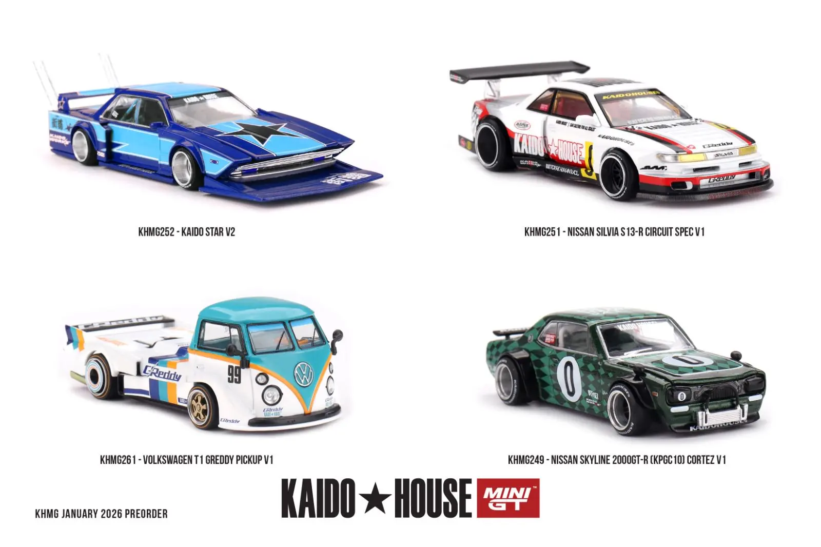 カイドーハウス-minigt-1-64-日産シルビア-s13-r-サーキットスペック-v1-khmg251-車-合金製-モデルカー-ダイキャストメタルモデル-子供のおもちゃ-男の子向け