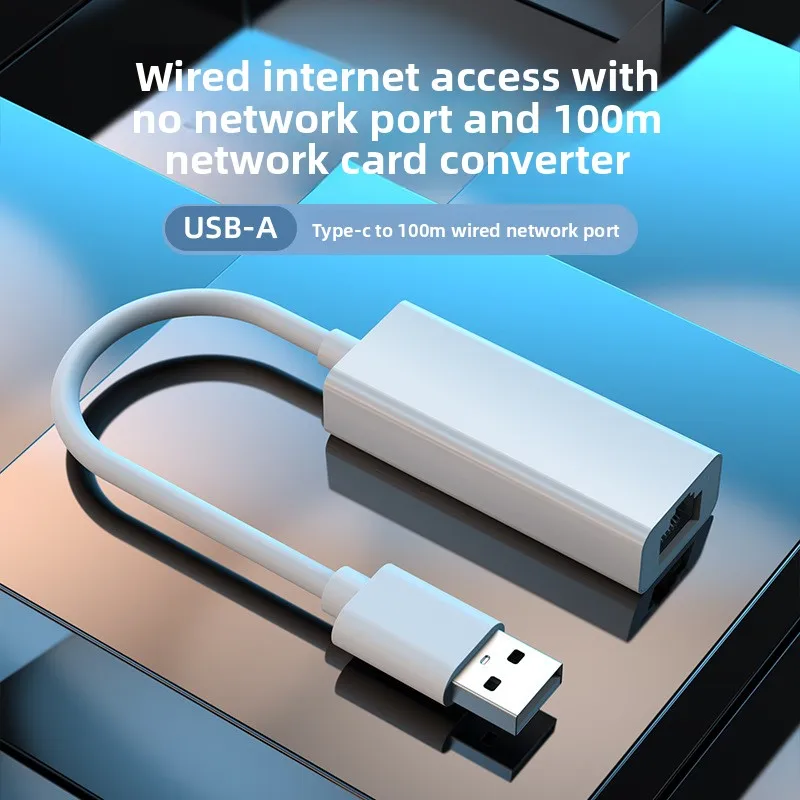 

Сетевой интерфейсная карта USB100M, сетевой преобразователь USB в RJ45, бесплатный диск, проводная сетевая интерфейсная карта, подходит для настольного ноутбука
