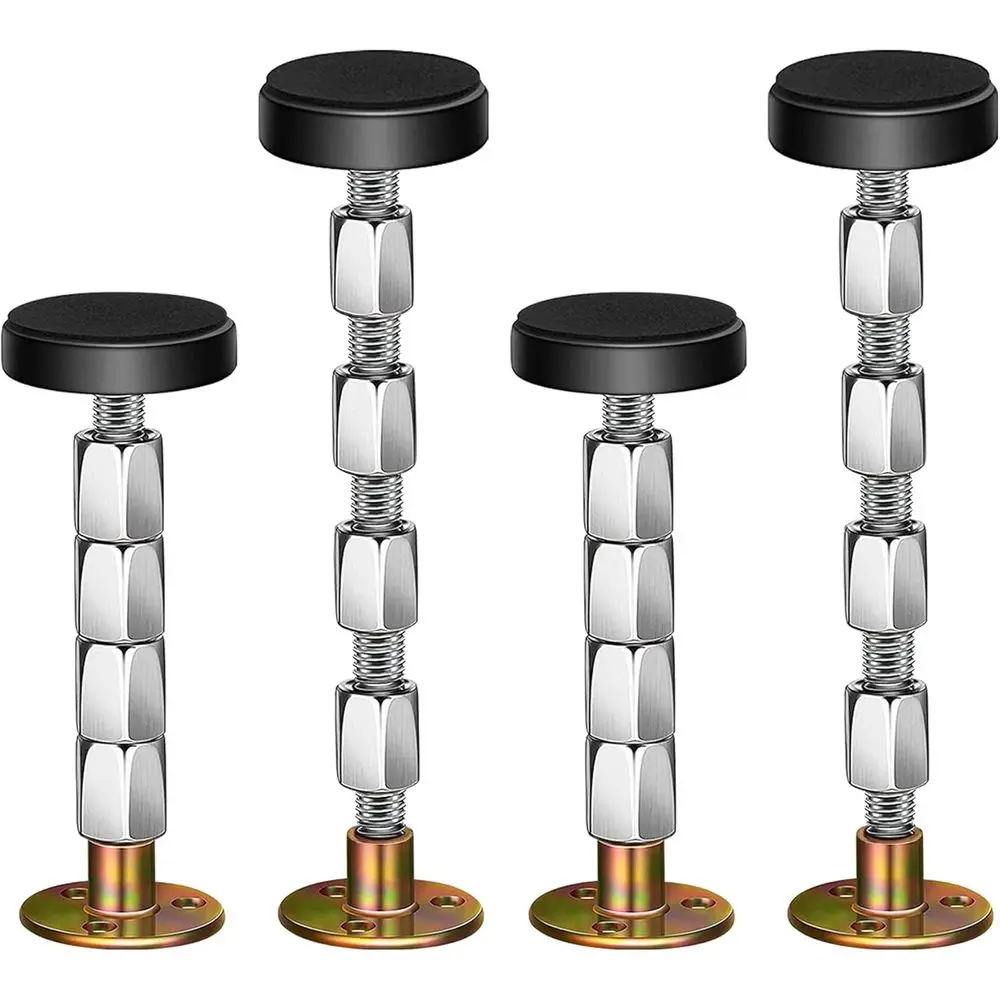 

Универсальные резьбовые антивибрационные стабилизаторы для кроватей, комплект из 4 штук, диапазон 27-138 мм, быстрая установка