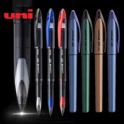 Uni-Ball Air Roller Ball Gel Pen, Controle de tinta livre, Straight Liquid Signature Pen, UBA-188, UBA-188C, Tecnologia Preto, 0.7mm, 0.5mm, 1Pc