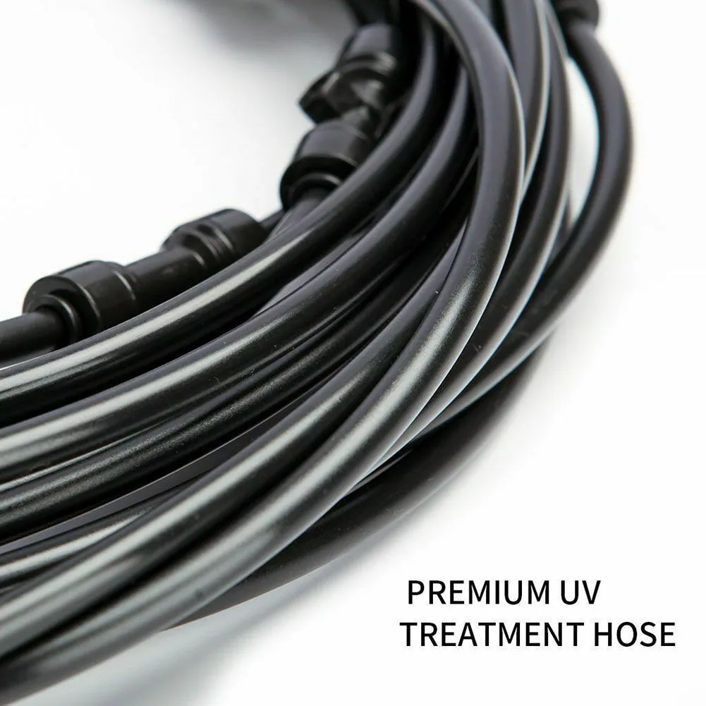 Enjoy a Comfortable Outdoor Experience with the 50ft Misting & Drip Irrigation System Plant Garden Watering Hose Spray Kit