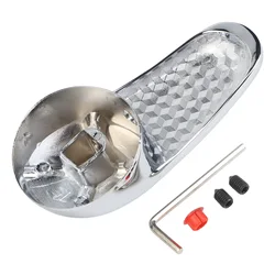 Replacement Kitchen Bathroom Single Lever Mixer Tap Handle Chrome Plated Faucet Handle Metal Taps Accessories