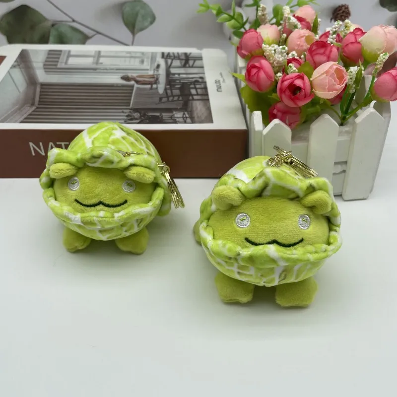 Cartoon Kawaii Vegetables Small Frog Plush Doll Keychain Pendant Creative Vegetable Series Plush Toys Bag Pendant Couple Gifts