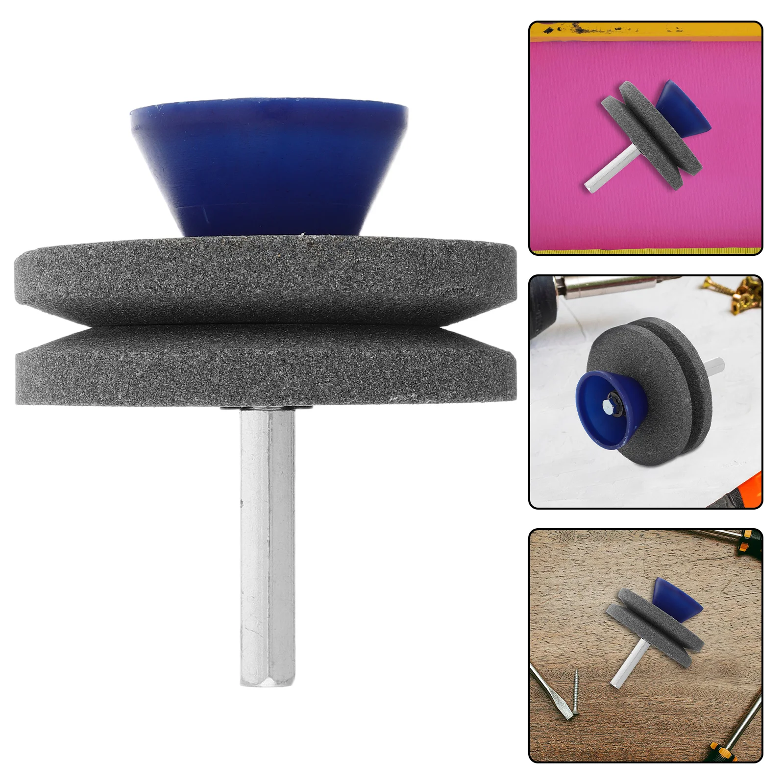 

Lawnmower Sharpener Grinding Stone Efficient Wear-Resistant Multi-Functional Garden Tool Sharpening Accessory Mower Cutter Lawn