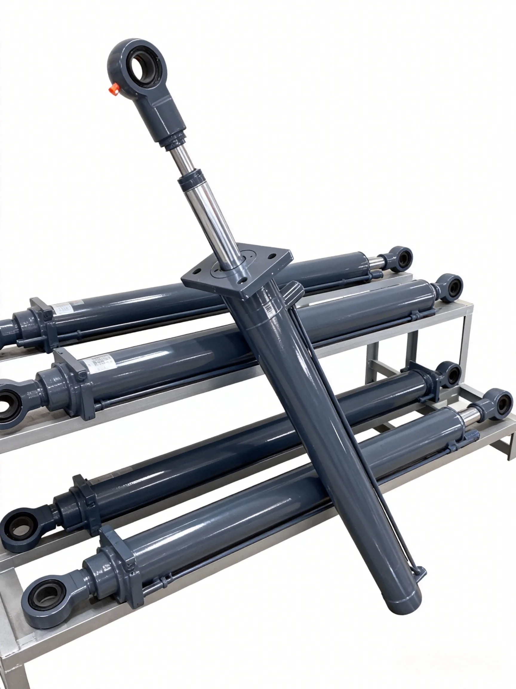 

Industrial Hydraulic Cylinder Single Acting with Eye Mount High Pressure 160 Bar Compact Design for Clamping Positioning