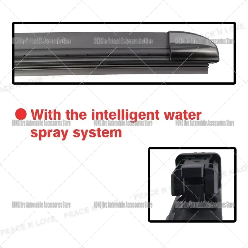 For GAC Trumpchi GS8 MK2 2023 2024 2025 Front Rear Windshield Wiper Blades with Intelligent Water Spray System Auto 2