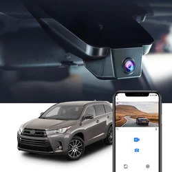 Fitcamx 4K Dash Cam for Toyota Highlander 2017-2026, for Grand Highlander / Lexus TX 2024 2025 2026, OEM-Style Design Car DVR