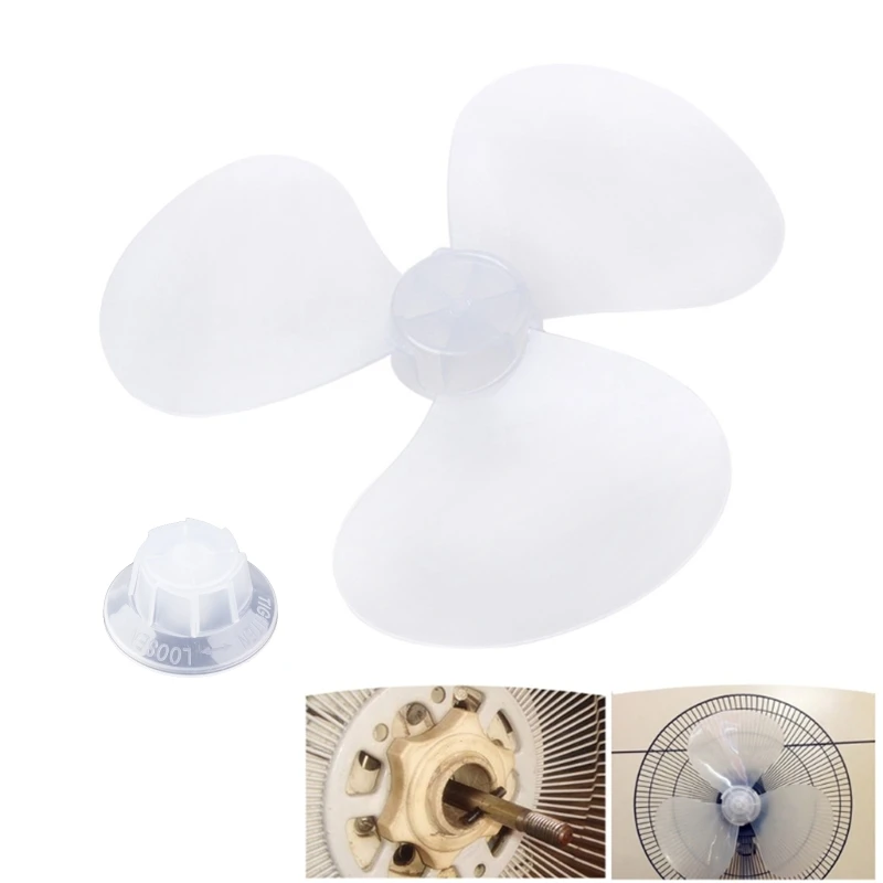 High Performance Big Wind Fan Easy to Install and Use White Size Round-shaped Shaft Hole Diameter 0.8cm/0.31''