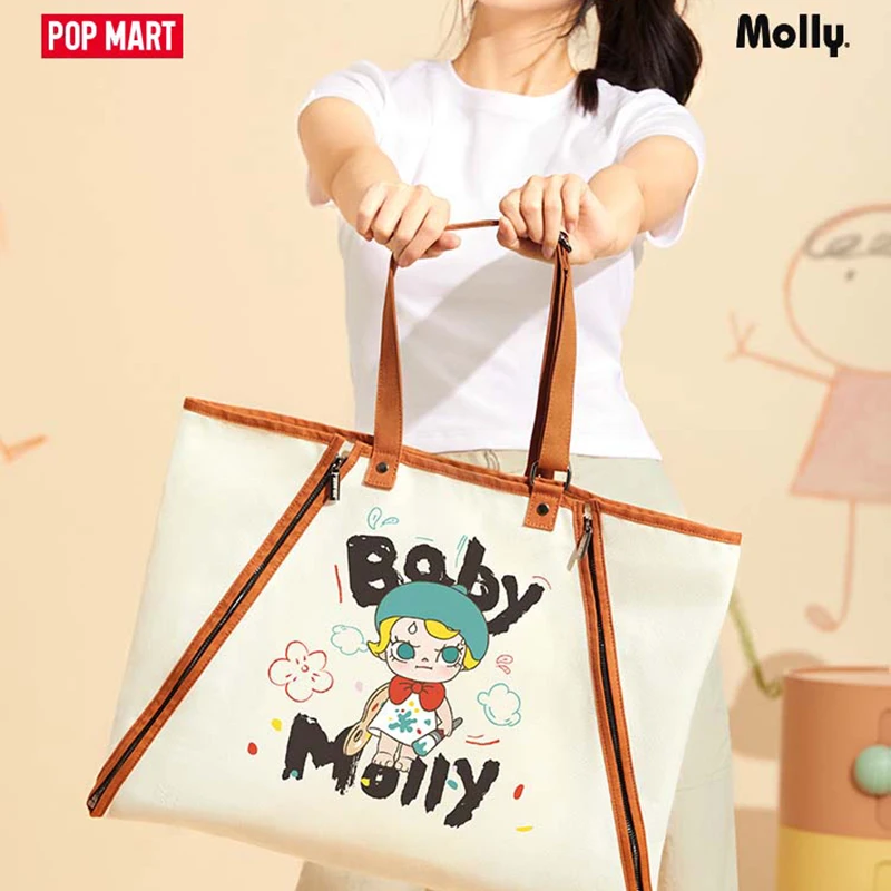 POPMART BABY MOLLY When I Was Three Collection Shoulder Bag Peripheral Gift Storage Bag