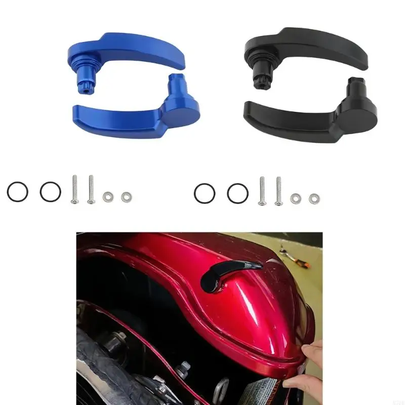 M76E Motorrad-Trim-Sättel-Sicherheitsgurtschnallen-Set für Ersatz und Aussehen – Detail 4