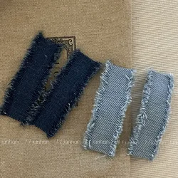 Vintage Denim Cloth Hair Clip Hairpin 2023 Fashion Design Personality Korean Simple Bobby Pin for Women Girls Hair Accessories