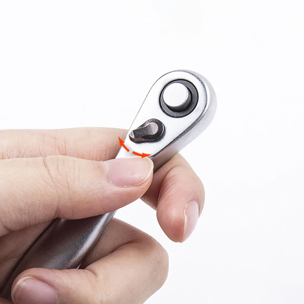 1個 72歯 ラチェットレンチ ハンドツール ドライバーハンドル 小型両方向レンチ レンチセット スパナ 自動車工具